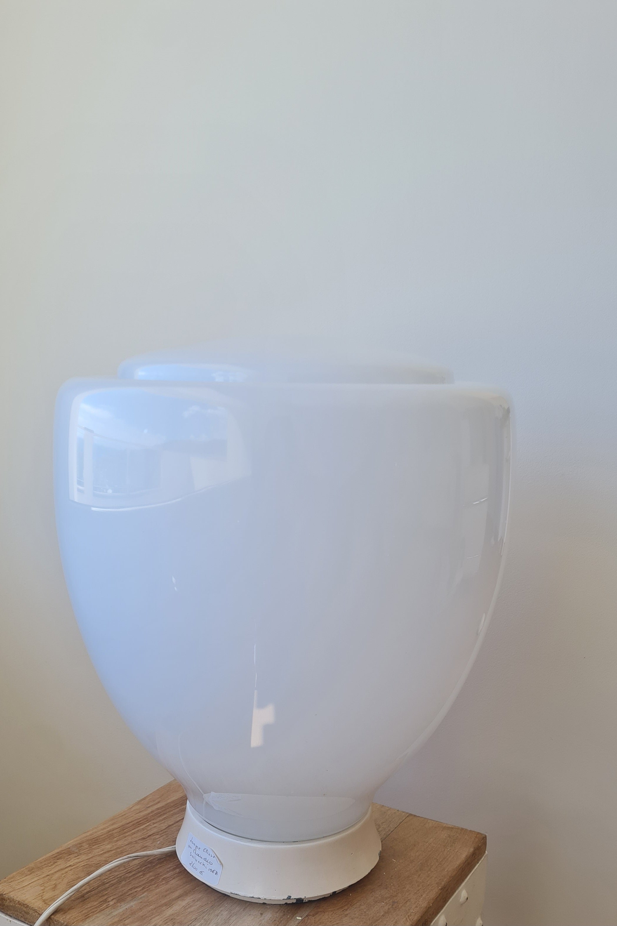 Table Lamp – Hand-Blown Incamiciato Murano Glass – Italy, Design 1983