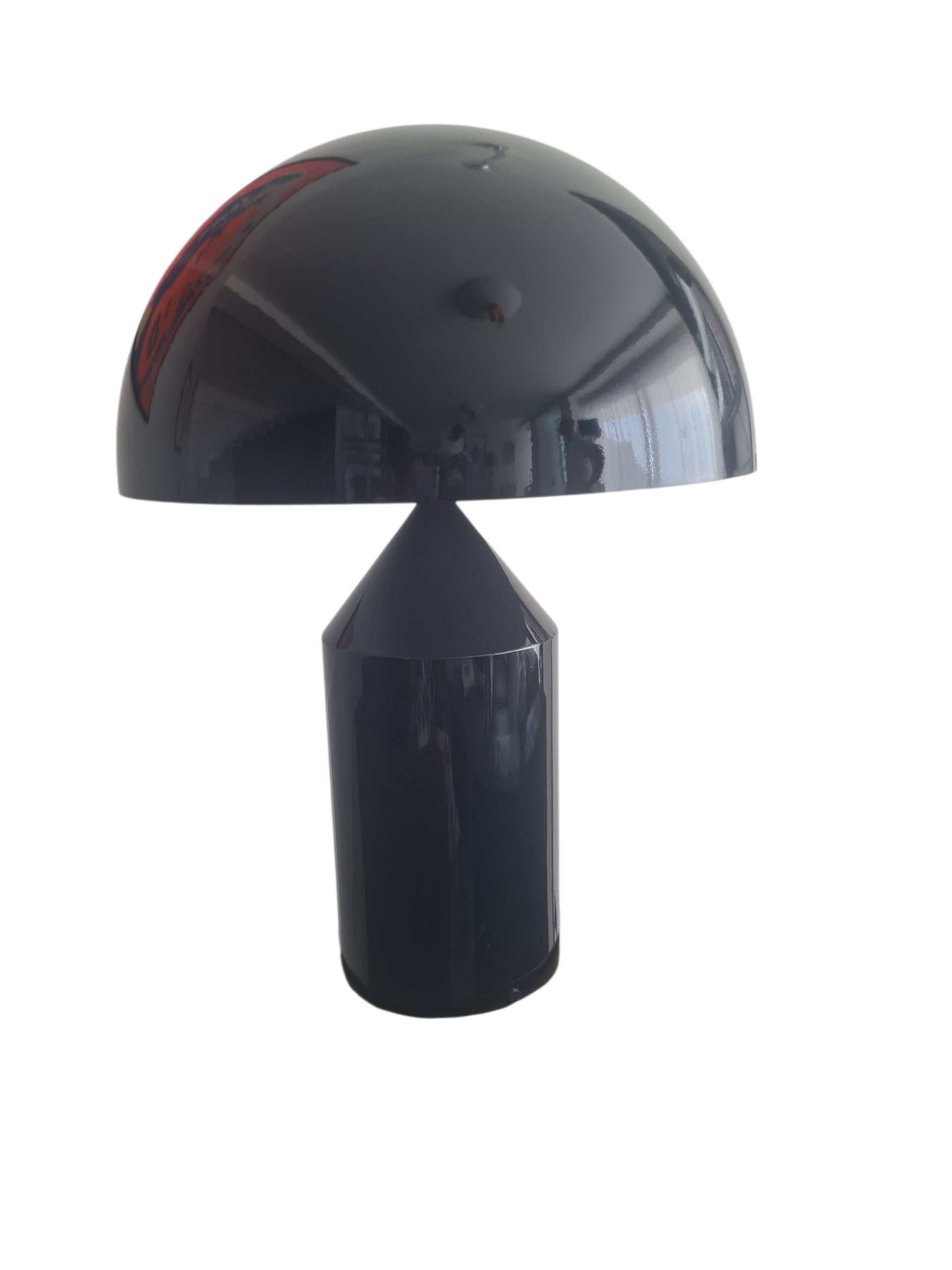Vico Magistretti for Oluce — "Atollo" Model 233, Black Lacquered Aluminium, 1977