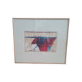 Horst Becking (b. 1937, Hagen) — o.T. (Untitled), 1998 Mixed media on paper — Exhibition label: Fritz-Winter-Haus, Ahlen, 2000